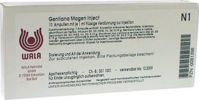 GENTIANA MAGEN Inject Ampullen