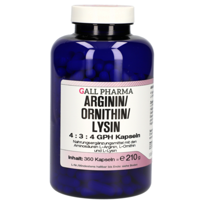 ARGININ/ORNITHIN/Lysin 4:3:4 GPH Kapseln