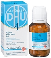 BIOCHEMIE DHU 4 Kalium chloratum D 6 Tabletten