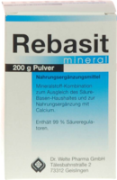 REBASIT Mineral Pulver