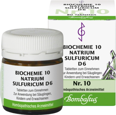 BIOCHEMIE 10 Natrium sulfuricum D 6 Tabletten