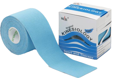 NASARA Kinesiotape 5 cmx5 m blau