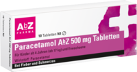 PARACETAMOL AbZ 500 mg Tabletten