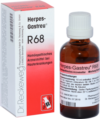 HERPES-GASTREU R68 Tropfen zum Einnehmen