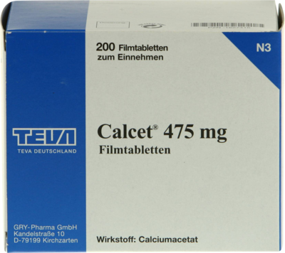 CALCET 475 mg Filmtabletten