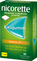 NICORETTE Kaugummi 4 mg freshfruit