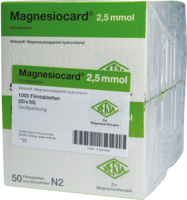 MAGNESIOCARD 2,5 mmol Filmtabletten