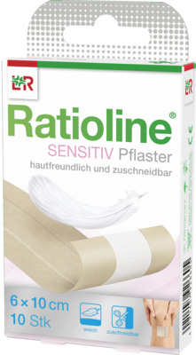 RATIOLINE sensitive Wundschnellverband 6 cmx1 m