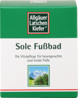 ALLGÄUER LATSCHENK. Sole Fußbad