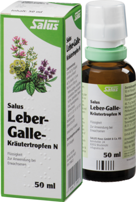 LEBER GALLE Kräutertropfen N Salus