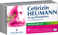 CETIRIZIN Heumann 10 mg Filmtabletten