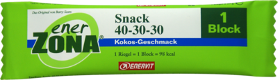 ENERZONA Snack Kokosgeschmack Riegel