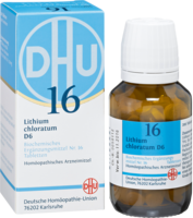 BIOCHEMIE DHU 16 Lithium chloratum D 6 Tabletten