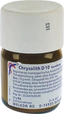 CHRYSOLITH D 10 Trituration