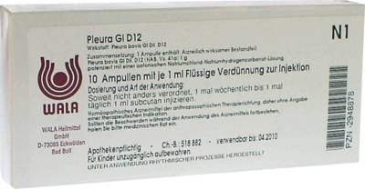 PLEURA GL D 12 Ampullen