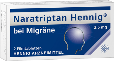 NARATRIPTAN Hennig bei Migräne 2,5 mg Filmtabl.