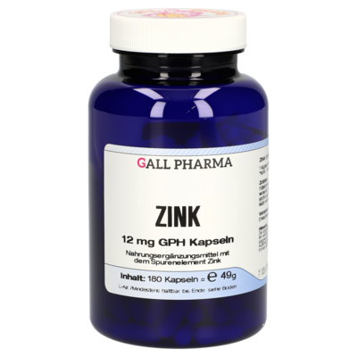 ZINK 12 mg GPH Kapseln