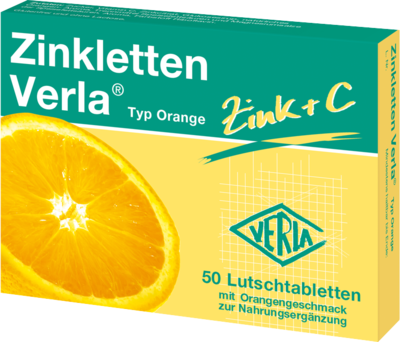 ZINKLETTEN Verla Orange Lutschtabletten