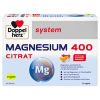 DOPPELHERZ Magnesium 400 Citrat system Granulat