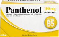 PANTHENOL 100 mg Jenapharm Tabletten