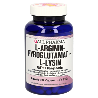 L-ARGININPYROGLUTAMAT+L-Lysin 1:1 GPH Kapseln