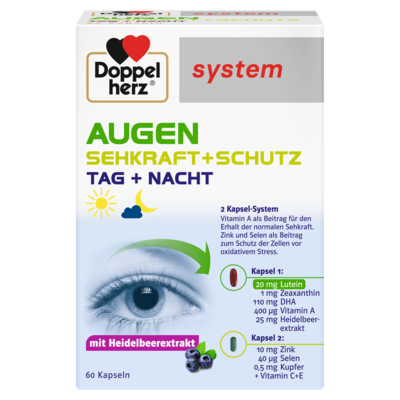 DOPPELHERZ Augen Sehkraft+Schutz system Kapseln