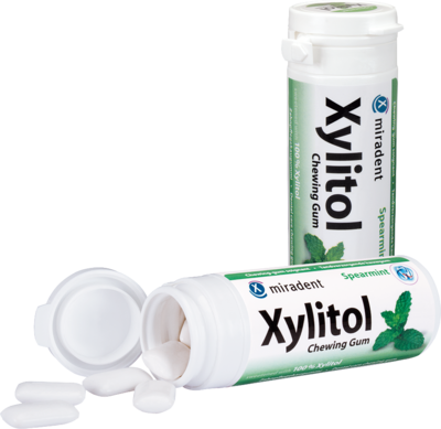 MIRADENT Xylitol Chewing Gum Spearmint