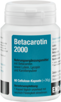 BETA CAROTIN 2000 Kapseln