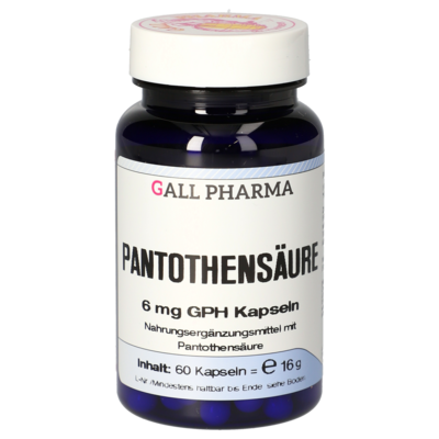 PANTOTHENSÄURE 6 mg GPH Kapseln