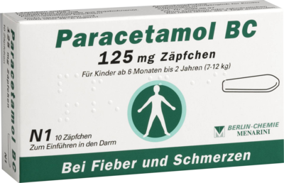 PARACETAMOL BC 125 mg Suppositorien