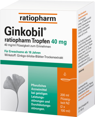 GINKOBIL-ratiopharm Tropfen 40 mg