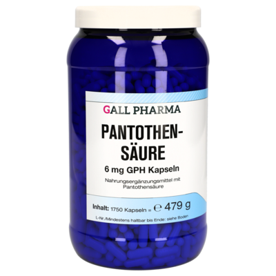 PANTOTHENSÄURE 6 mg GPH Kapseln