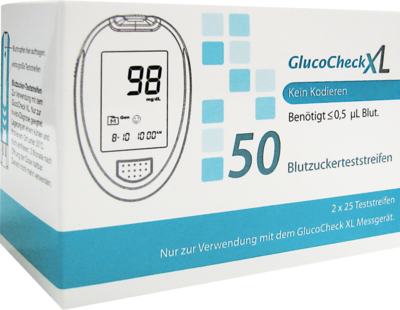 GLUCOCHECK XL Blutzuckerteststreifen