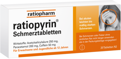 RATIOPYRIN Schmerztabletten