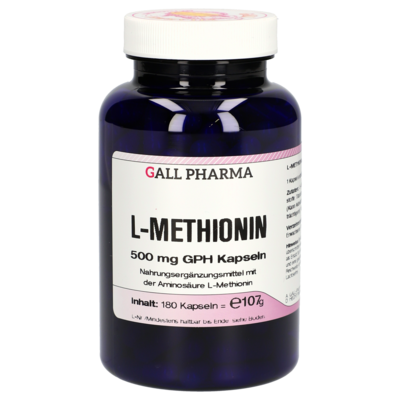 L-METHIONIN 500 mg GPH Kapseln