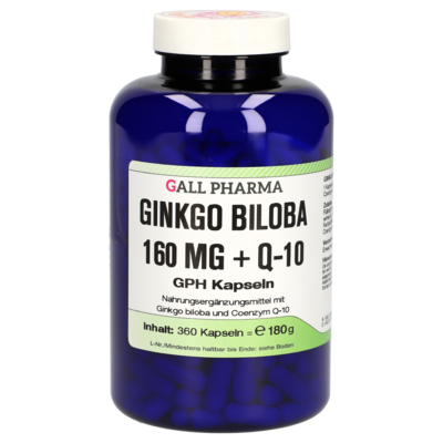 GINKGO BILOBA 160 mg+Q10 GPH Kapseln