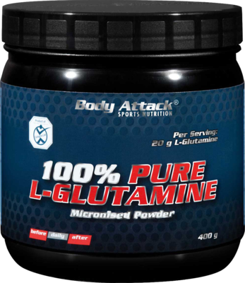 100% PURE L-Glutamine Pulver