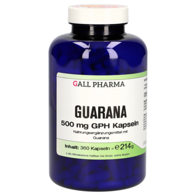 GUARANA 500 mg GPH Kapseln