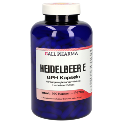 HEIDELBEER E 400 mg Kapseln