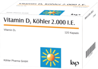 VITAMIN D3 KÖHLER 2.000 I.E. Kapseln