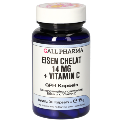 EISEN CHELAT 14 mg+Vitamin C GPH Kapseln