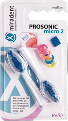 MIRADENT PROSONIC micro 2 Refill Bürstenkopfset