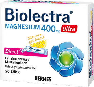 BIOLECTRA Magnesium 400 mg ultra Direct Zitrone