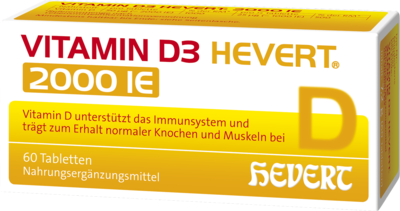 VITAMIN D3 HEVERT 2.000 I.E. Tabletten