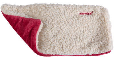 WARMIES Hot Pak Sherpa beige/rot