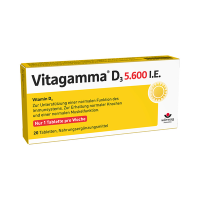 VITAGAMMA D3 5.600 I.E .Vitamin D3 NEM Tabletten