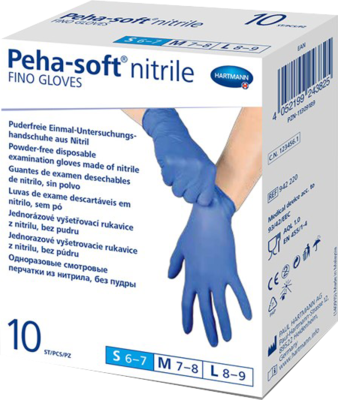 PEHA-SOFT nitrile fino Unt.Hands.unsteril pf M