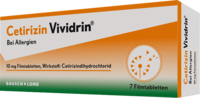 CETIRIZIN Vividrin 10 mg Filmtabletten