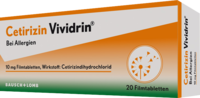 CETIRIZIN Vividrin 10 mg Filmtabletten