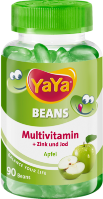 YAYA BEANS Apfel Zink und Jod Kaudragees